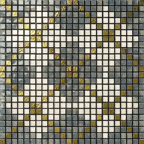 MUSIVA DECORO CACHEMERE GRIGIO BRUNO/LATTEMIELE/ORO 1X1