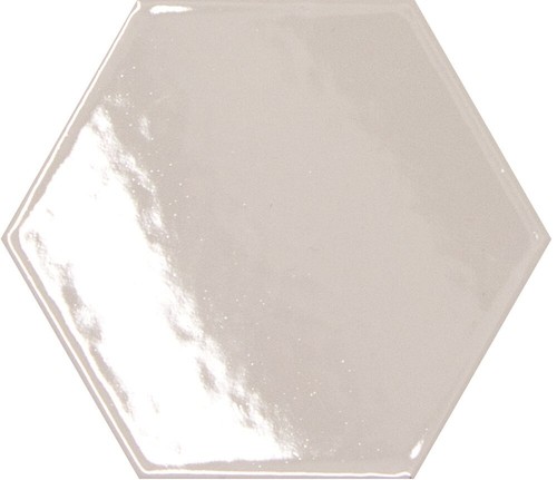 HEXA-STYLE WHITE GLOSSY 3D 11X12,6 SU RETE 33X50,4
