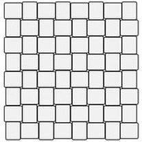 MOSAICO TWIST V-STONE SILVER 3,3X3,9 LAPPATO (FOGLIO 30X30)