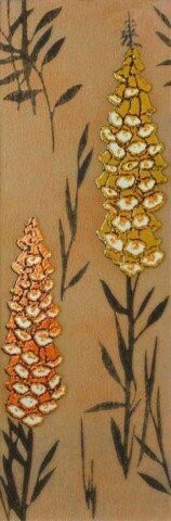 DECORO LES FLEURS DU MAL SENAPE SU METALLIZZATO 31.9X96.3 RETTIFICATO