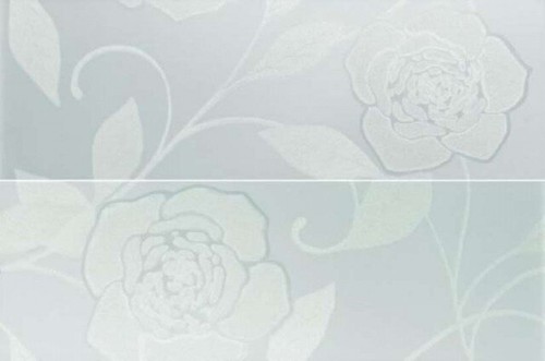 DECORO THE SECRET GARDEN A+B GRIGIO PERLA 31.9X96.3 RETTIFICATO