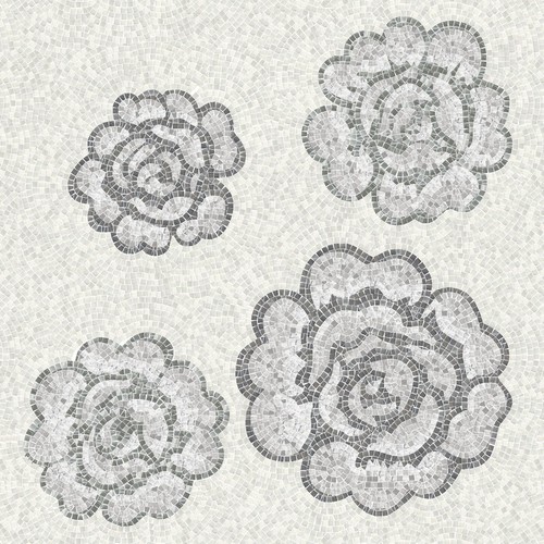 DECORO ROSE DI PAESTUM C 1X1 MOULDED