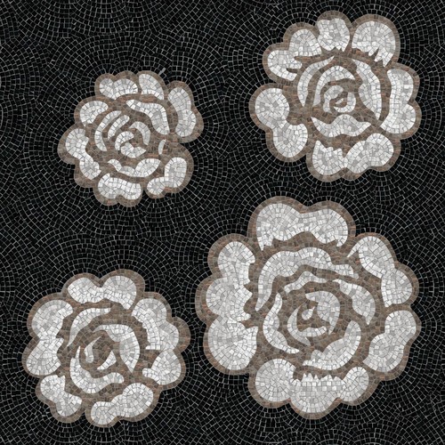 DECORO ROSE DI PAESTUM D 1X1 MOULDED