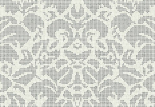 WALLPAPER DAMASK B, 1X1, STAMPATO, SU PLUS
