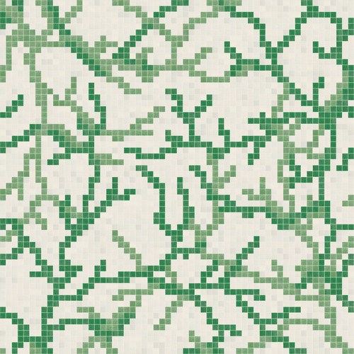 WALLPAPER FLOURISHING 2, 2X2 CM, PLUS