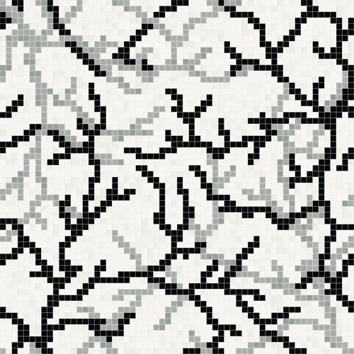 WALLPAPER FLOURISHING 3, 2X2 CM, PLUS