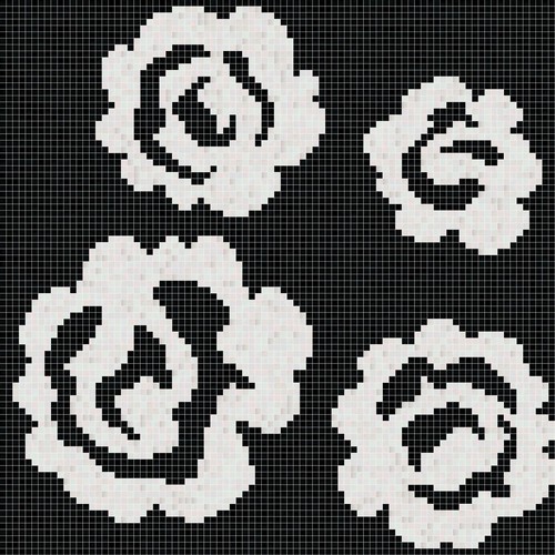 WALLPAPER ROSE DEL DESERTO A, 1X1, STAMPATO, PLUS