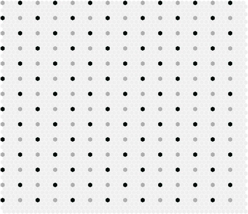 HESAGONAL DECOR DOTS 1, PLUS
