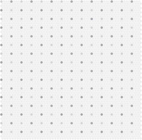 HESAGONAL DECOR DOTS 3, PLUS